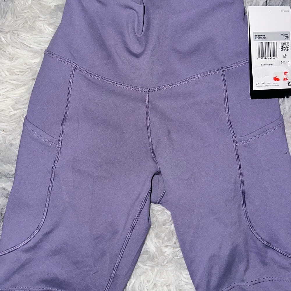 Nike One Women's Training Lavender Shorts - NWT XS